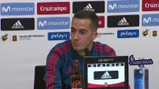 Lucas Vázquez: "Queremos enfrentarnos a los mejores"