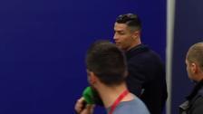 Cristiano al salir del Metropolitano: "Yo tengo cinco Champions, el Atlético cero"