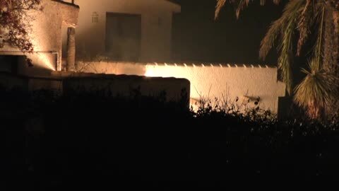 Imagen del indendio en Jávea