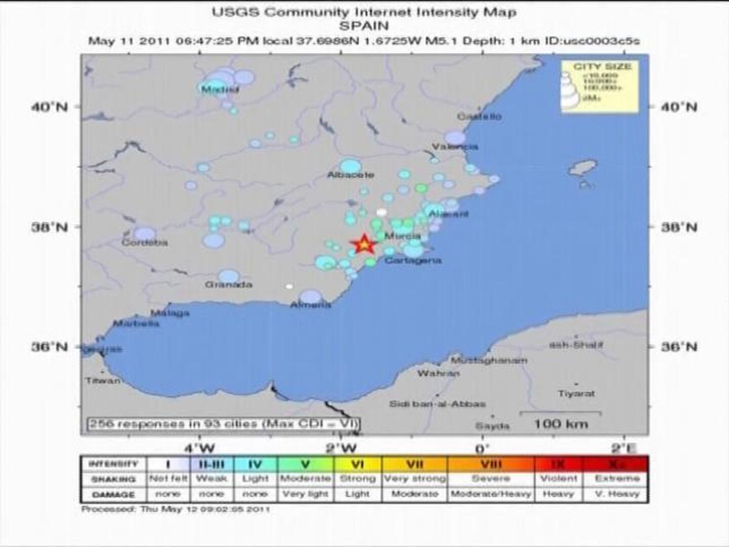 La falla que produjo el terremoto de Lorca es una de las más activas de España