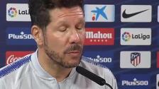 Simeone: "El fútbol es maravilloso porque hay distintas maneras de jugar, nadie tiene la verdad. La verdad sigue siendo el ganar"