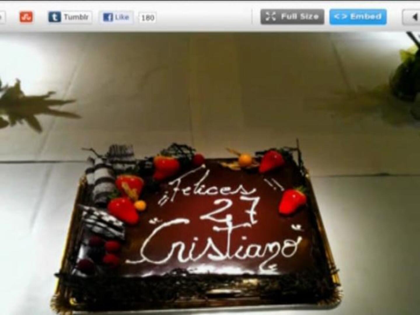 Cristiano se «regala» un Lamborghini de 350.000 euros por su cumpleaños