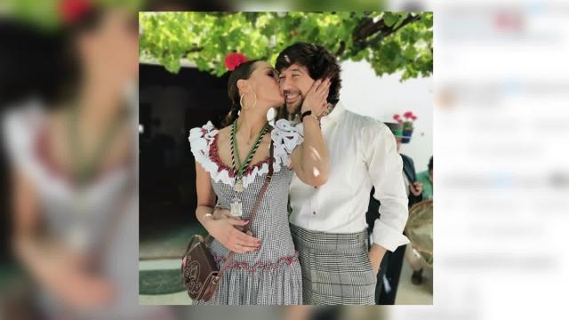 Eva González disfruta de la Romería del Rocío con sus amigos