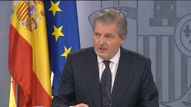 El ministro y portavoz del Gobierno, Íñigo Méndez de Vigo