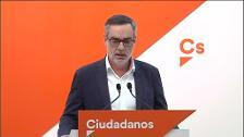 Ciudadanos culpa a Sánchez de poner a Cataluña al borde del enfrentamiento físico