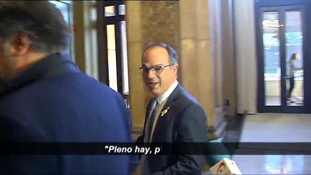 JxCat, ERC y la CUP se reúnen horas antes del pleno