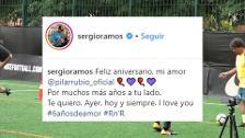 Pilar Rubio y Sergio Ramos celebran su sexto aniversario