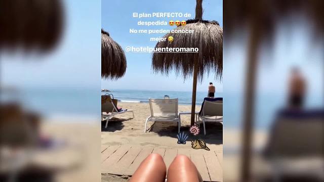 Alexandra Pereira disfruta de su despedida de soltera