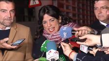 Teresa Rodríguez, en su llegada a la sede de Adelante Andalucía: "Tenemos buenas sensaciones"