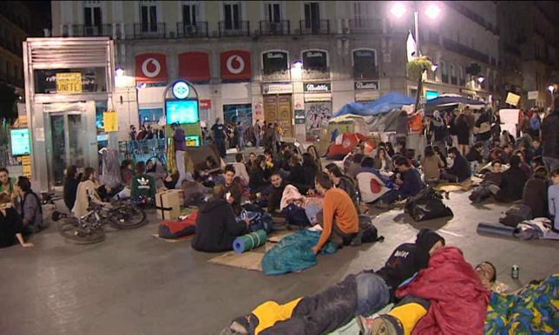 Uno de los acampados de la Puerta del Sol gana 1,3 millones de euros en la Primitiva