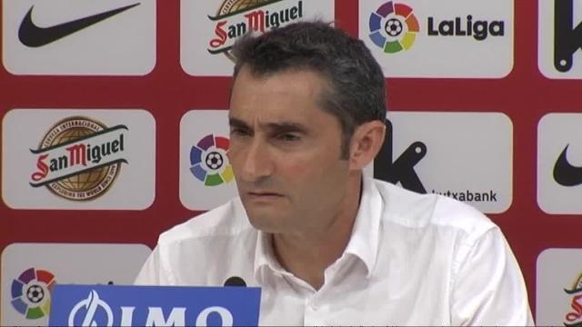 Ernesto Valverde, en su despedida en el Athletic de Bilbao
