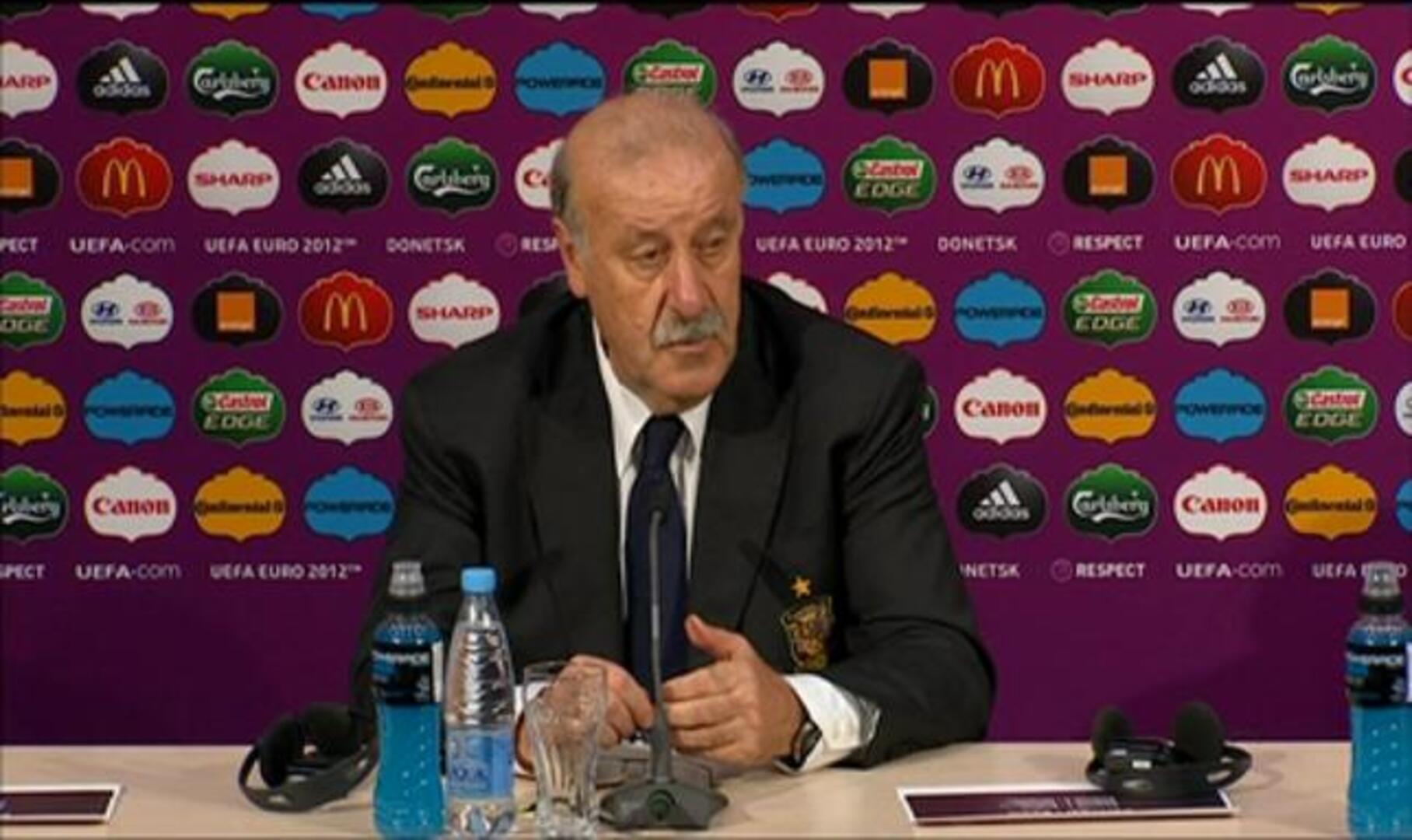 Del Bosque, sobre el penalti de Ramos: «No me parece una mala solución»