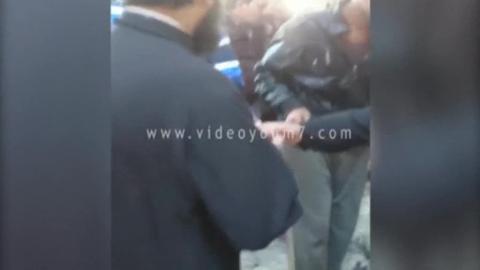 Destrozos provocados tras la explosión en el interior del templo