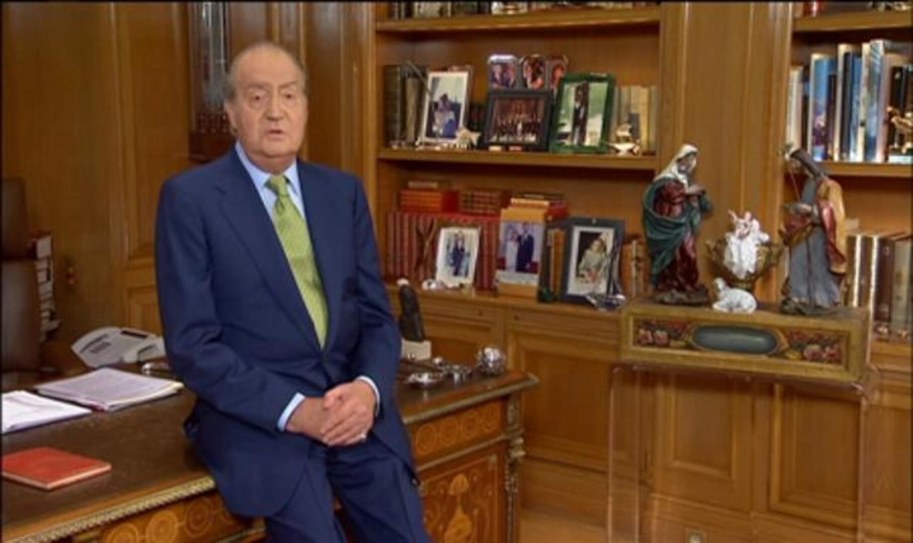 Así se grabó el mensaje de Navidad del Rey