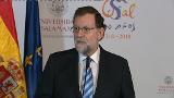 Rajoy acusa a los independentistas de atacar los valores europeos, como la democracia y la ley
