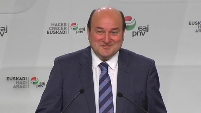 El portavoz del PNV, Aitor Esteban, ayer en el Congreso