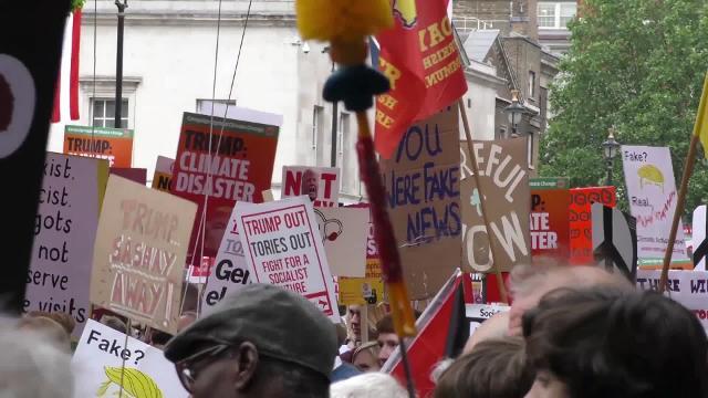 Trump niega que las protestas contra él en Londres fuesen &quot;masivas&quot;