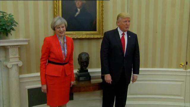 Vídeo: Trump recibe a May en la Casa Blanca