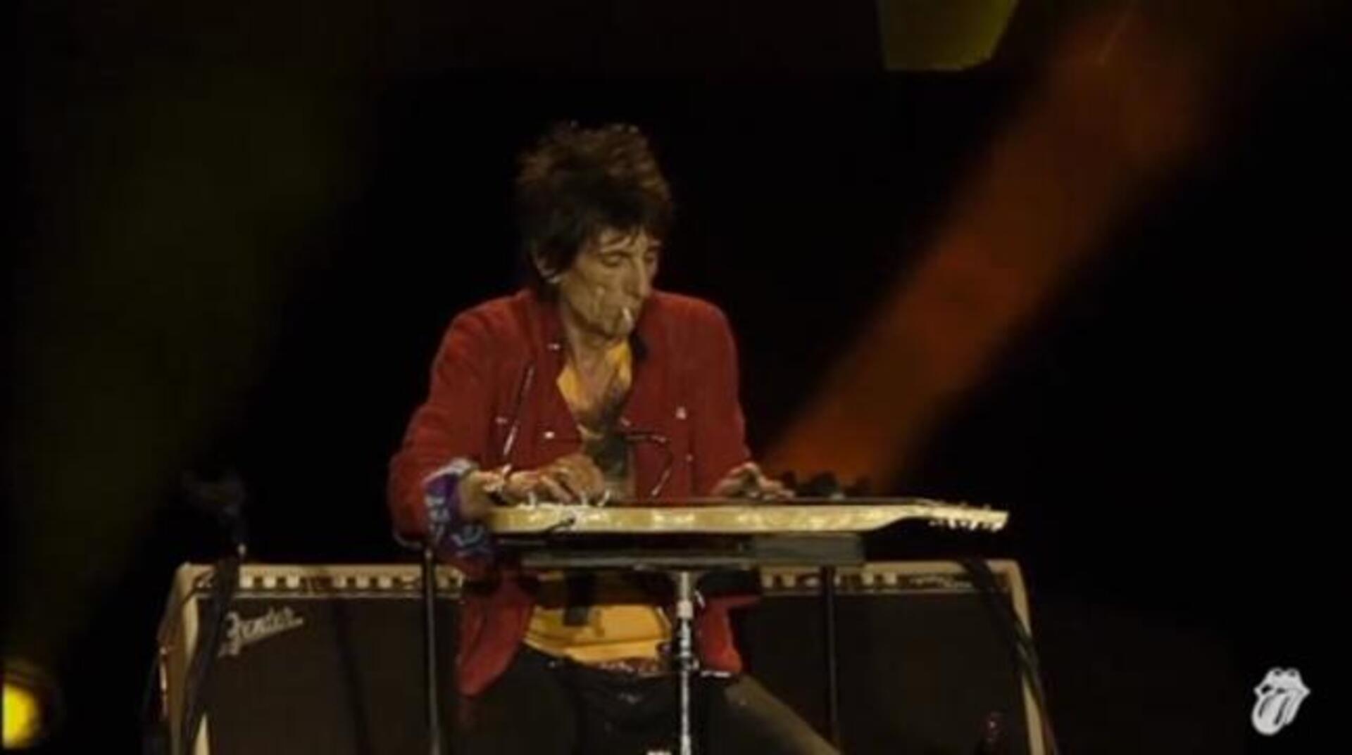 The Rolling Stones en su concierto en Madrid, en 2014