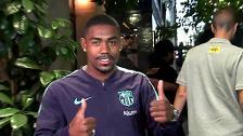 Malcom ya se encuentra en Portland y esta tarde se entrenará a las ordenes de Valverde