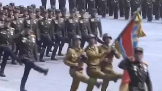 El dictador Kim Jong-un, durante un reciente acto público