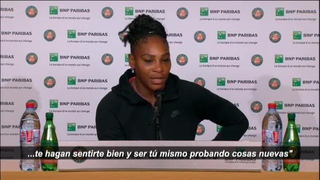 Serena Williams: &quot;Es importante llevar cosas con las que te sientas tú mismo&quot;