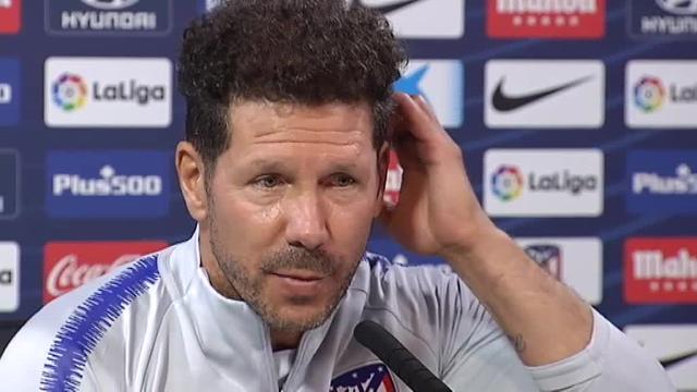 Simeone: «A nosotros nos tocó ganar la Liga en 2014 y no sé qué presupuesto teníamos»