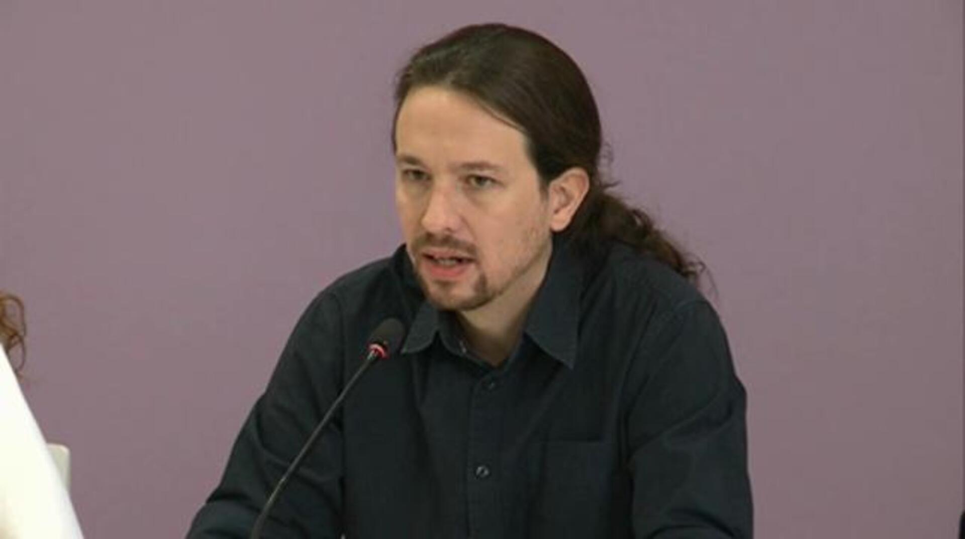 Pablo Iglesias, secretario general de Podemos
