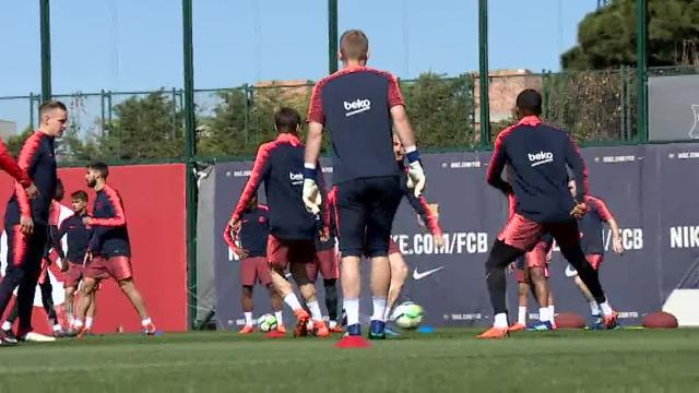 El Barça vuelve a los entrenamientos pensando ya en el Leganés