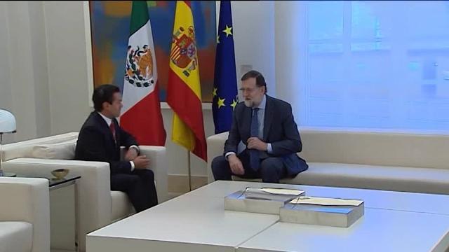 Rajoy recibe a Peña Nieto