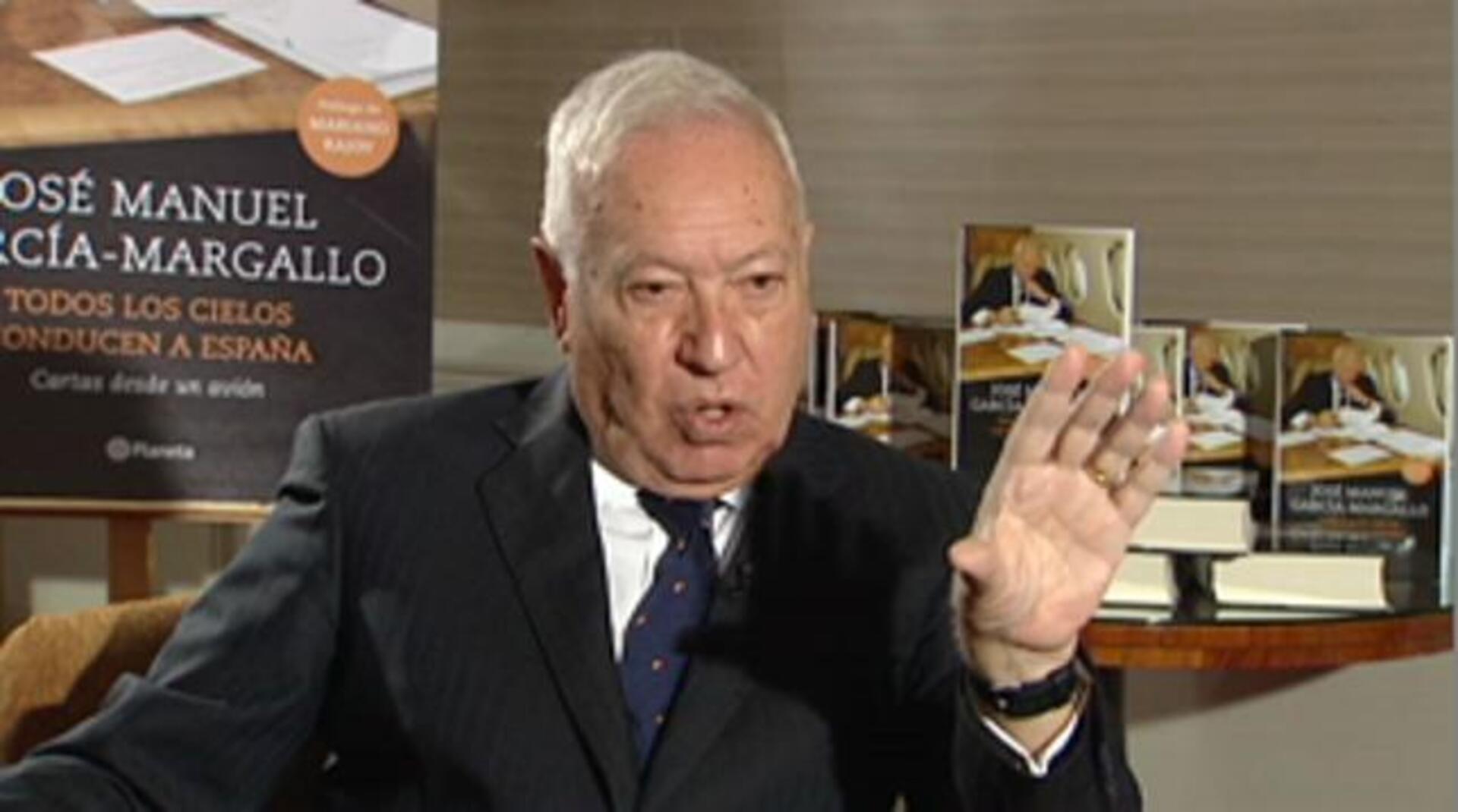 El ministro de Asuntos Exteriores, José Manuel García-Margallo, en la clausura de un acto a finales de octubre