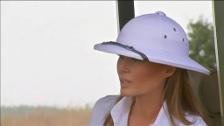 Melania Trump, de safari en Kenia