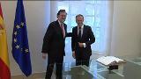 Rajoy se reúne con el presidente del Consejo Europeo