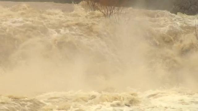 Vídeo: Pamplona eleva el nivel de alerta ante posibles inundaciones por la crecida del río Arga