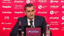 Valverde no se arrepiente de no haber convocado a Messi ante el Sevilla