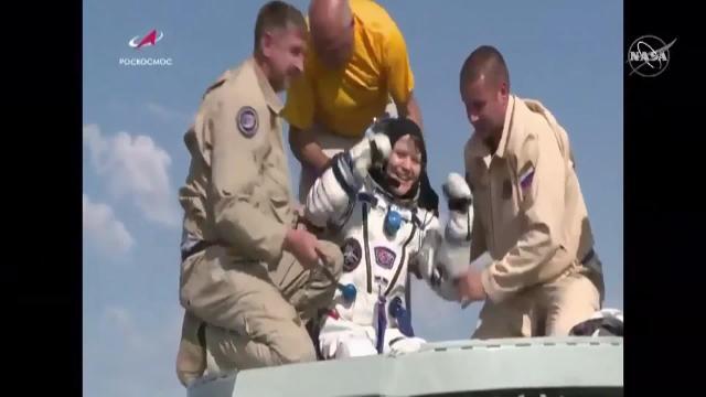 Tres tripulantes de la Estación Espacial regresan a la Tierra