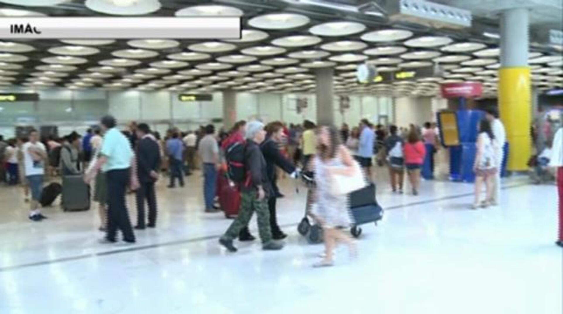 El Boeing 777 evacuado este jueves en Barajas de Barajas