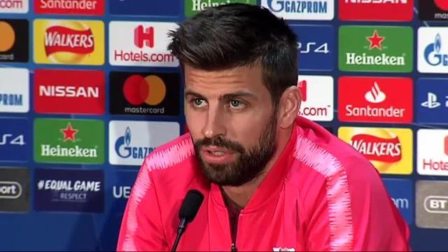 Piqué: &quot;Tenemos mucha ilusión por poder levantar la Champions; presión sería si lleváramos 10 o 15 años sin ganarla&quot;