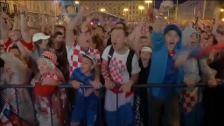 Locura en las calles de Zagreb con el pase de Croacia a la final del Mundial