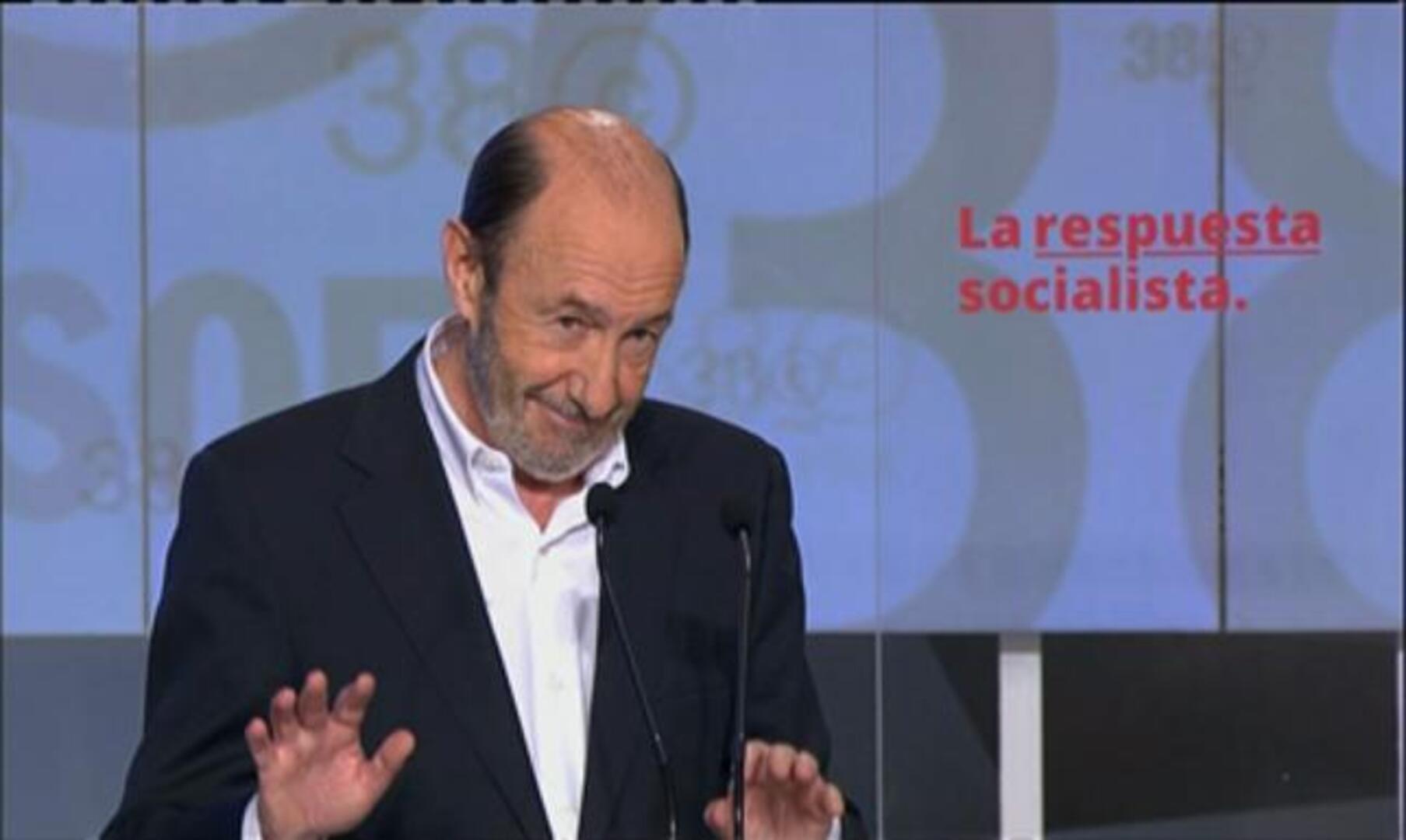 Rubalcaba: «Seré un líder socialista fuerte, a mí no me van a quebrar»