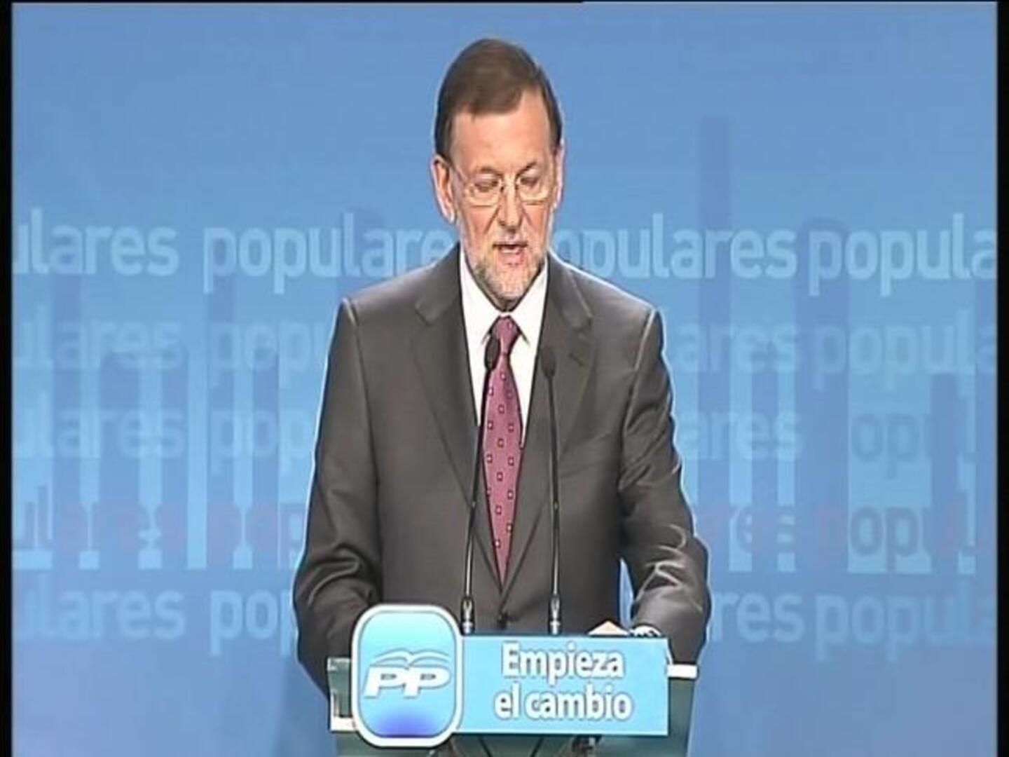 Rajoy: «La tranquilidad de los españoles solo será completa con la disolución»