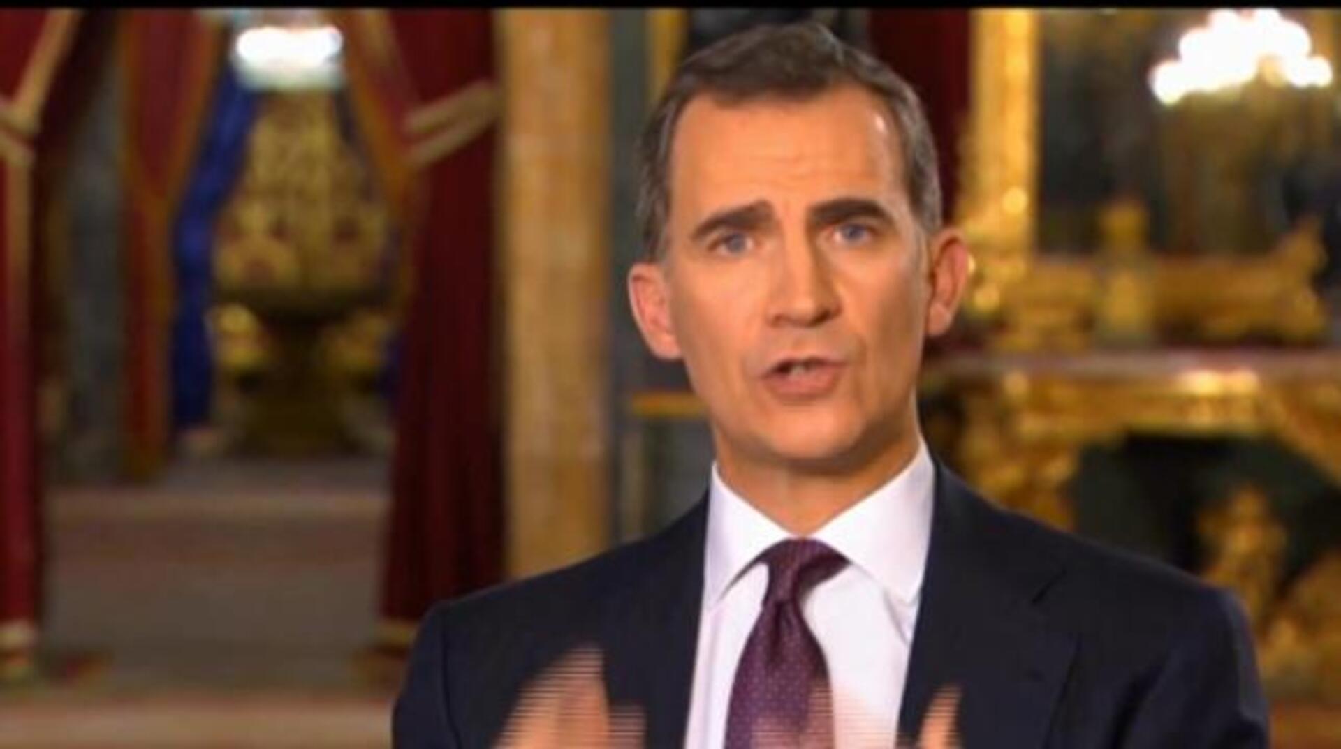 El Rey Felipe VI se dirige a los españoles en su segundo mensaje de Navidad