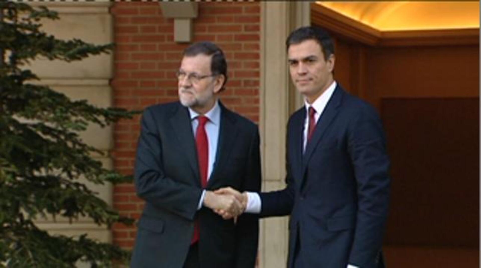 Reunión entre Rajoy y Sánchez