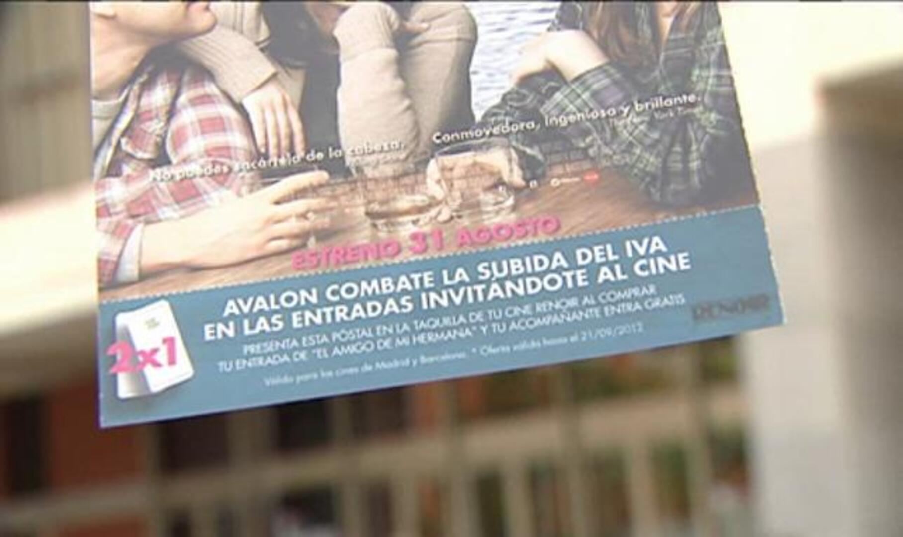 Lo que nos costará la subida del IVA de los cines, parques de ocio y espectáculos