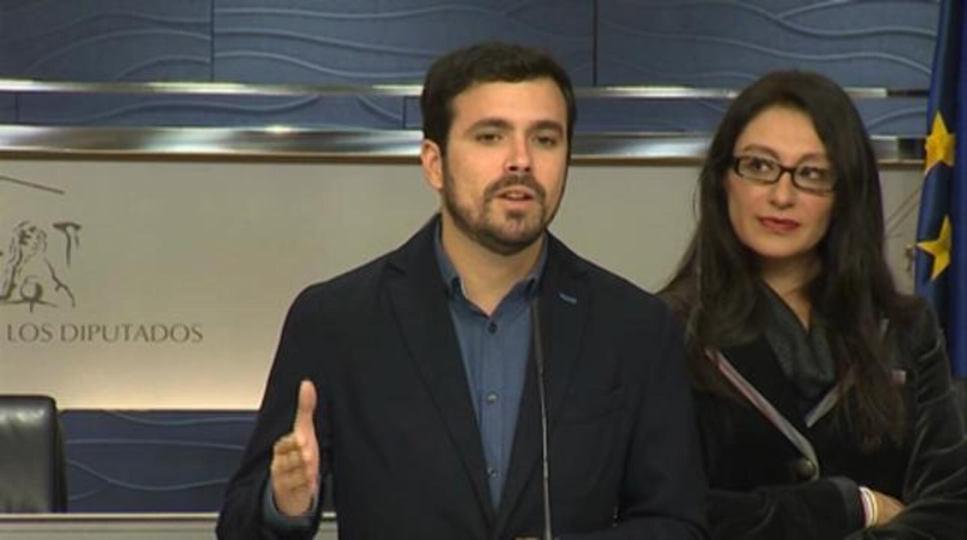 Alberto Garzón ha hablado este miércoles con Don Felipe