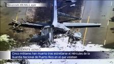 Cinco militares puertorriqueños han fallecido al estrellarse el avión en el que volaban en EEUU