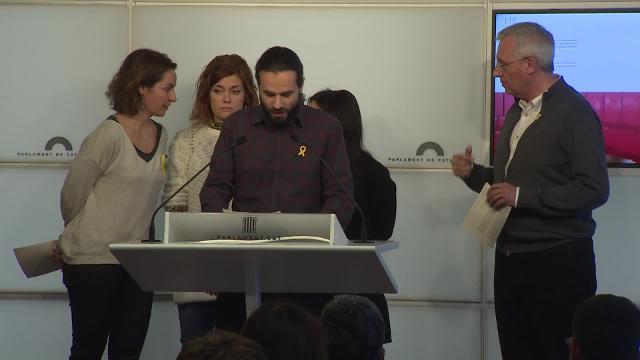 JxCat, ERC, la CUP y los comuns rechazan la &quot;represión&quot;