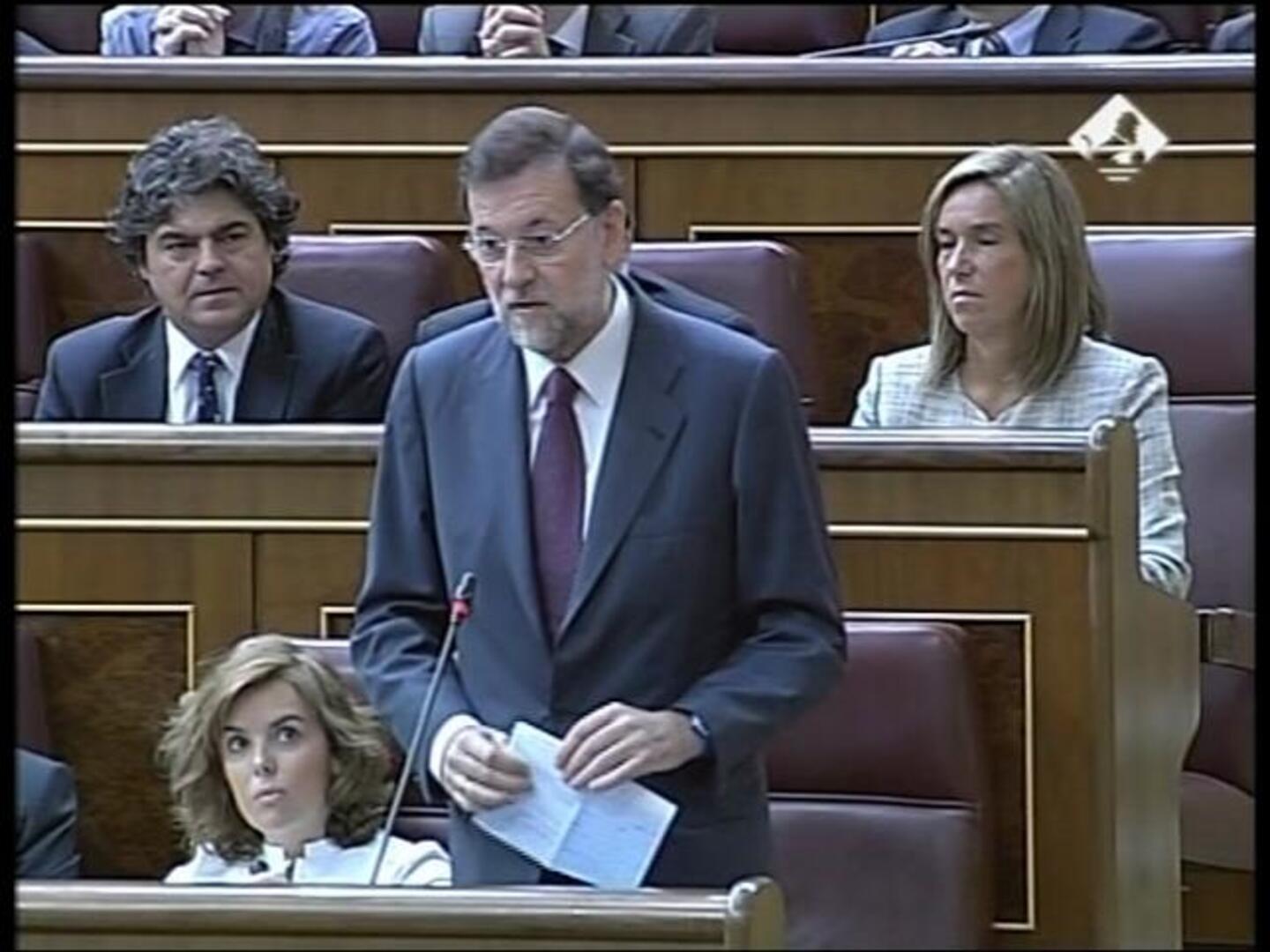 Rajoy critica la «lentitud exasperante» de Zapatero con las reformas