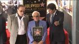 Charles Aznavour desvela su estrella en el Paseo de la Fama de Hollywood