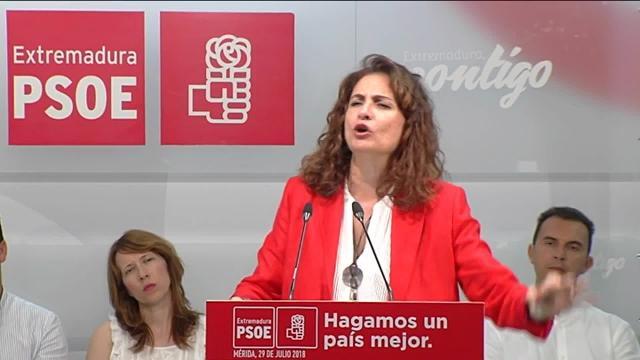 Montero afirma que el Gobierno no se va &quot;achantar&quot;